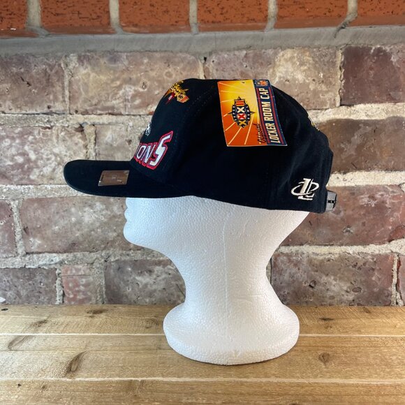 NWT Vintage Logo Athletic Denver Broncos Super Bowl XXXII Champion Snapback Hat - Picture 4 of 6